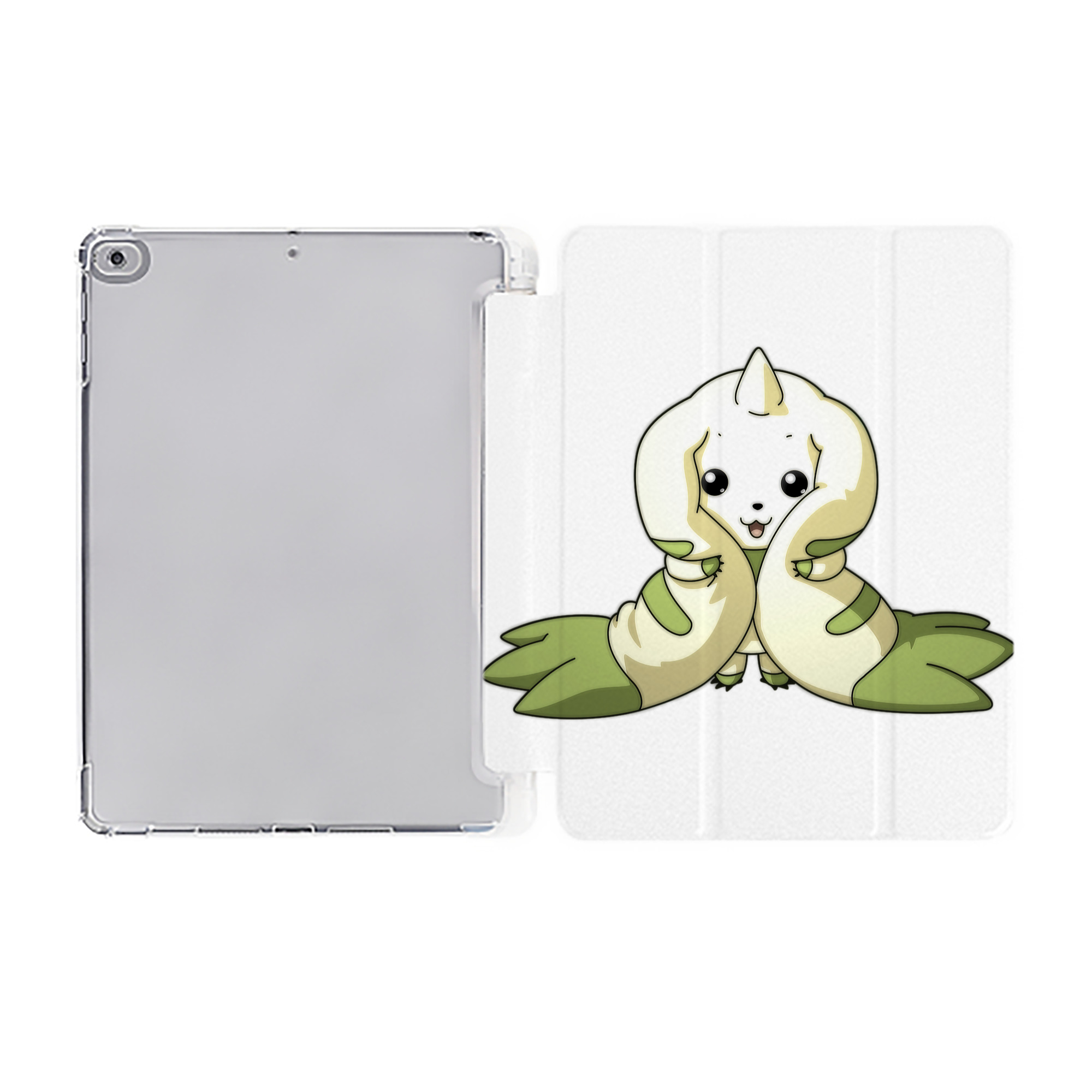 （画像用） Digimon デジタルモンスター/デジモン IPad ケース ペン収納付き 三つ折りスタンド PUレザー×シリコン 対応機種9.5/10.5/10.9インチ